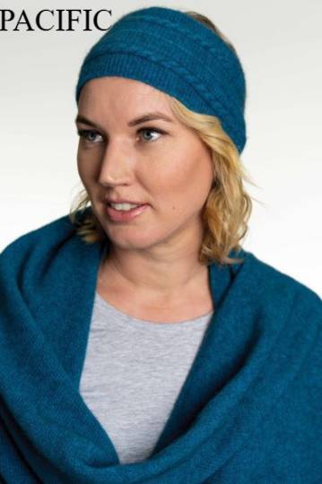 Merino Possum Koru Cable Headband
